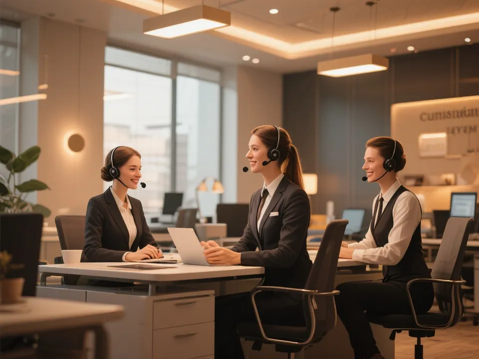 客户支持服务示意图